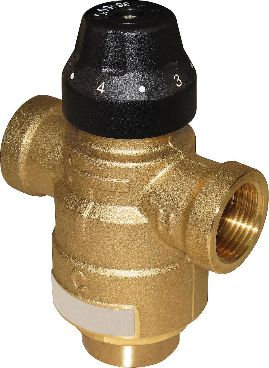 Thermomischer Easyflow Typ 730, DN20, 45-70°C, kv 2,5 Anschlüsse: IG DN20 (3/4") Thermomischer Easyflow Typ 730, DN20, 45-70°C, kv 2,5 Anschlüsse: IG DN20 (3/4")