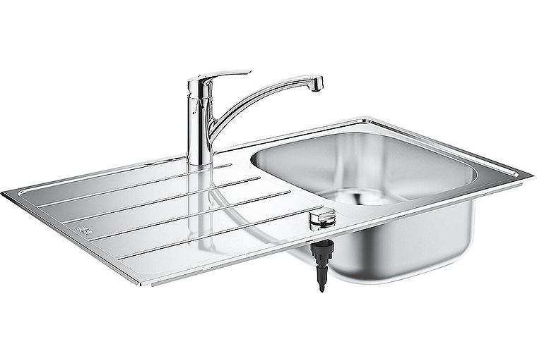 Spülen Bundle Grohe Eurosmart Edelstahlspüle K200 + Spültischmischer Eurosmart 93 185 81~n~ Spülen Bundle Grohe Eurosmart Edelstahlspüle K200 + Spültischmischer Eurosmart 93 185 81~n~