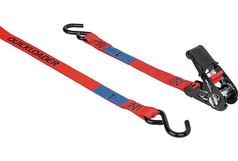 Ratschenzurrgurt-Set zweiteilig Rebel 250kg 4m rot, VPE=4Stück