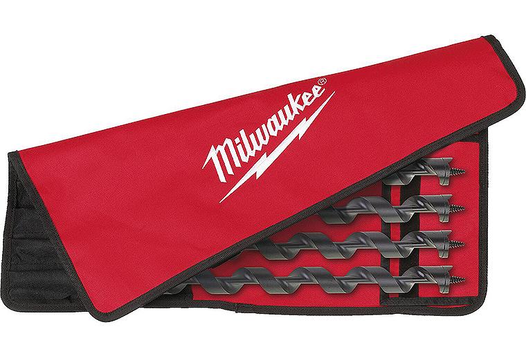Schlangenbohrer-Set Milwaukee 4-teilig 14/16/18/20 mm, Länge 460 mm, Schlagfest Schlangenbohrer-Set Milwaukee 4-teilig 14/16/18/20 mm, Länge 460 mm, Schlagfest