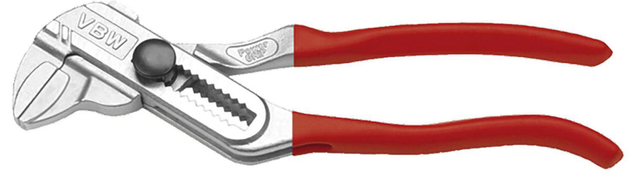 Zangenschlüssel VBW® PowerGRIP Länge 180mm mit Kunststoffüberzug Zangenschlüssel VBW® PowerGRIP Länge 180mm mit Kunststoffüberzug