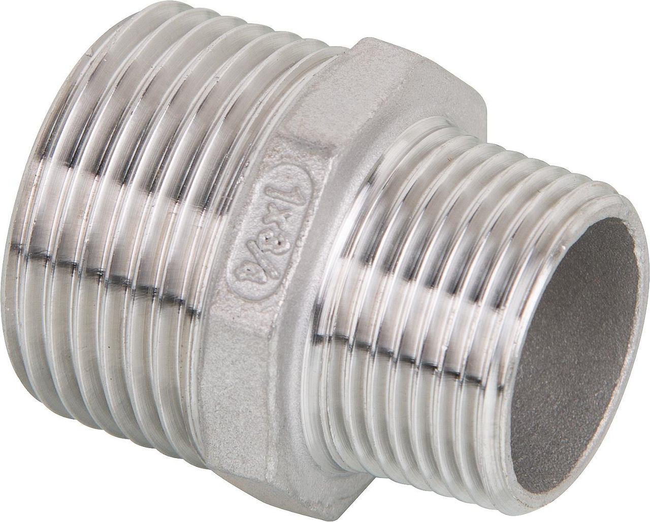 Doppelnippel reduziert V4A 2" x 1 1/2"