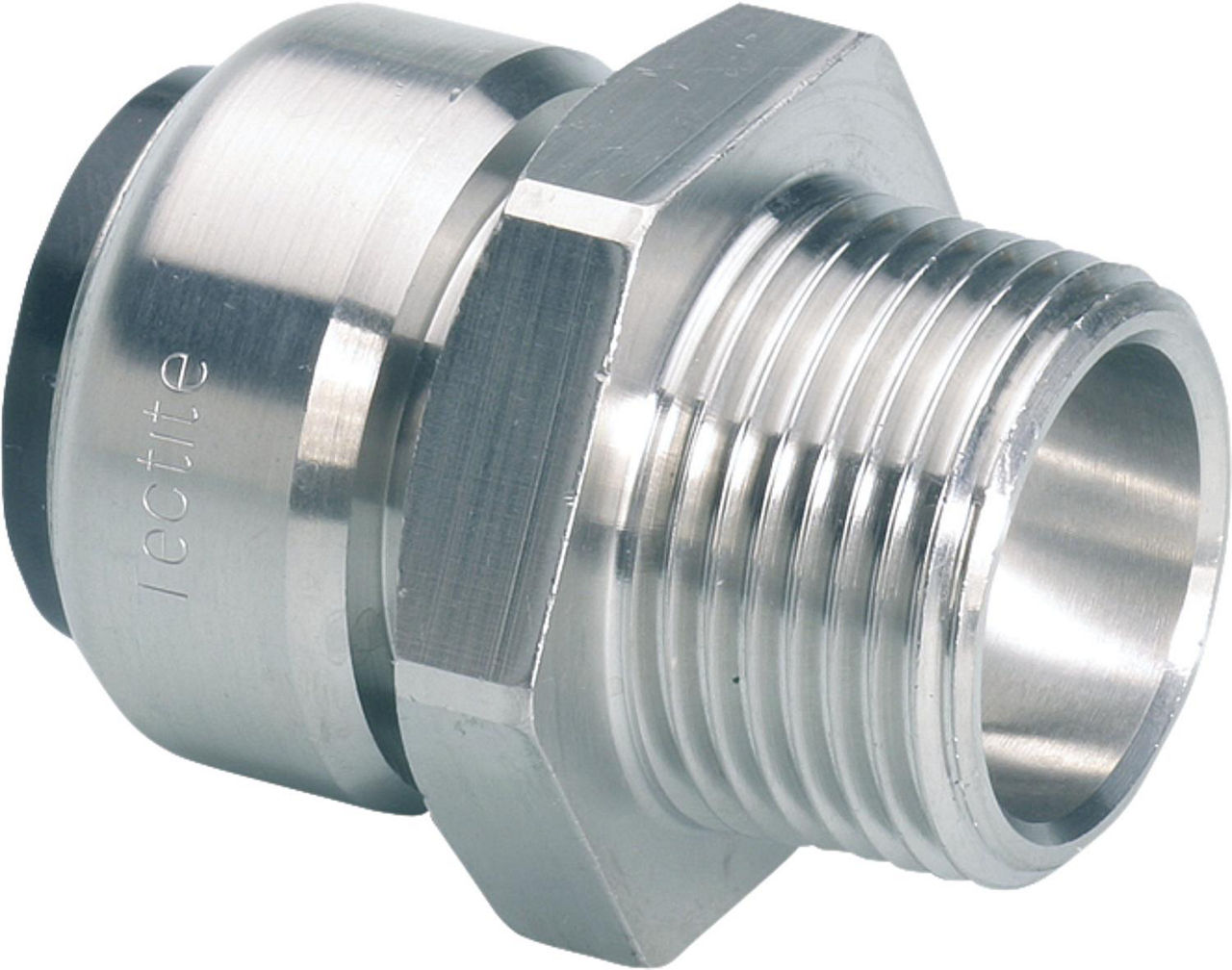 Edelstahl-Steckfitting Übergangsnippel (i/AG) 15x1/2"