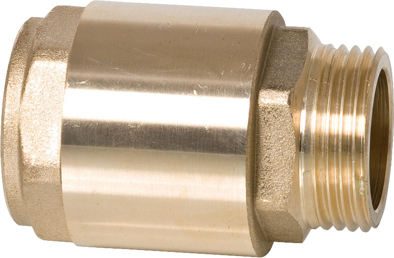 Rückschlagventil aus Messing mit IG 11/4" X AG 11/4" Typ 6 Durchfluss IG zu AG