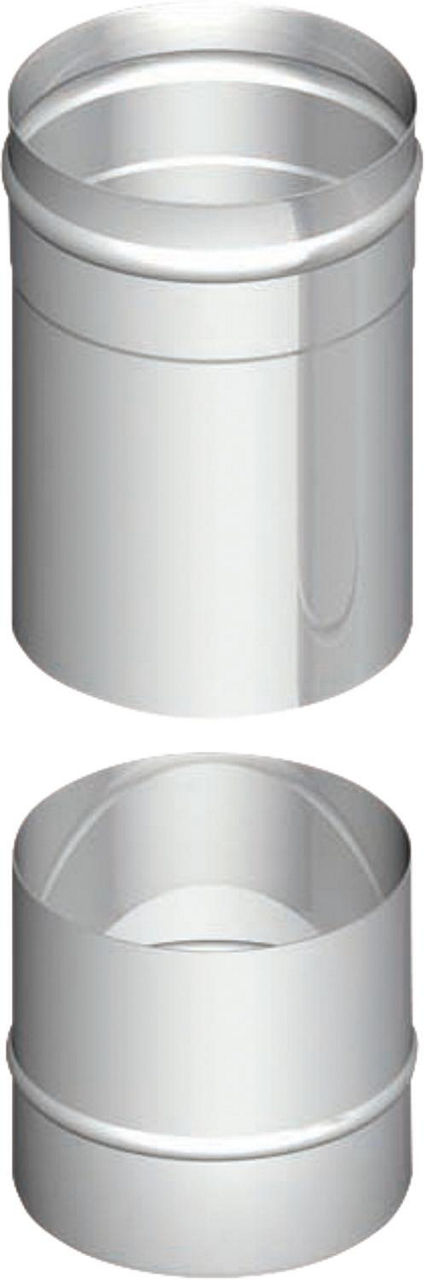 Längenausgleich, zweiteilig DN 130 x (210 bis 335) x 0,6 mm Längenausgleich, zweiteilig DN 130 x (210 bis 335) x 0,6 mm