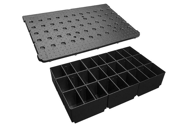 Insetboxen-Set XM, flexibel einteilbar, bruchfeste Insetboxen, für XL-Boxx Insetboxen-Set XM, flexibel einteilbar, bruchfeste Insetboxen, für XL-Boxx