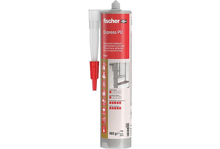 Konstruktionsklebstoff Fischer Express PU beige, 310 ml Konstruktionsklebstoff Fischer Express PU beige, 310 ml