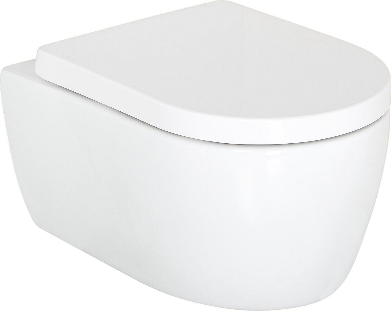 Wand-Tiefspül-WC Seja BxHxT: 365x330x550 mm Spülrandlos Keramik weiß Wand-Tiefspül-WC Seja BxHxT: 365x330x550 mm Spülrandlos Keramik weiß