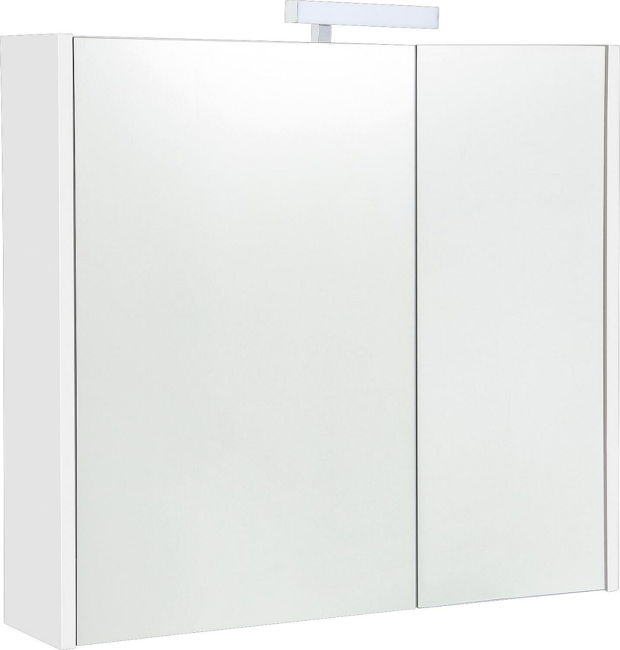 Spiegelschrank Akira mit LED-Beleuchtung, 2 Türen, Zement, 800x700x155mm Spiegelschrank Akira mit LED-Beleuchtung, 2 Türen, Zement, 800x700x155mm