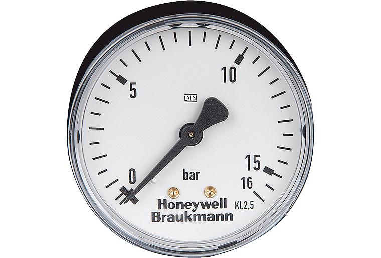 Manometer 0-16 bar DN8 (1/4"), vertikal, Ø 63 mm, für W&S-HWS Manometer 0-16 bar DN8 (1/4"), vertikal, Ø 63 mm, für W&S-HWS