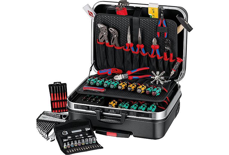 Mechanik-Werkzeug-Set KNIPEX im Koffer, 90-teilig Mechanik-Werkzeug-Set KNIPEX im Koffer, 90-teilig