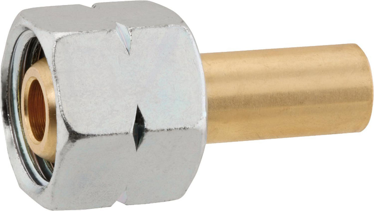 Übergangsstück G 1/2" LH ÜM x RST 12 mm Übergangsstück G 1/2" LH ÜM x RST 12 mm