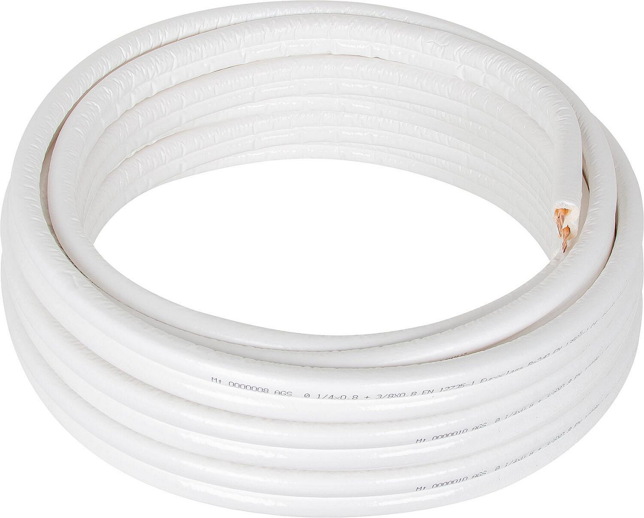 Kältemittelleitung-Doppelrohr Kupfer 3/8",5/8",L=5m