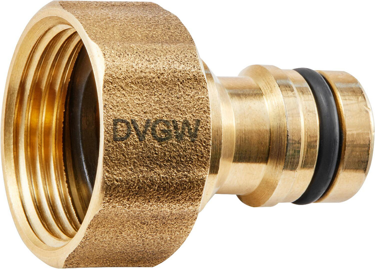 Geka plus Hahnstecker "Trinkwasser" IG G1", MS, DVGW Geka plus Hahnstecker "Trinkwasser" IG G1", MS, DVGW