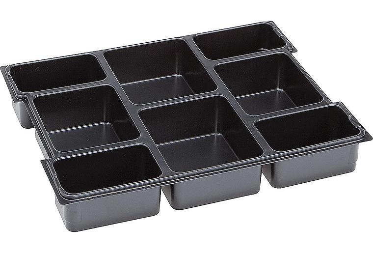 Kleinteileeinsatz, 8 Mulden, passend zu L-Boxx 102 405x315x62mm Kleinteileeinsatz, 8 Mulden, passend zu L-Boxx 102 405x315x62mm
