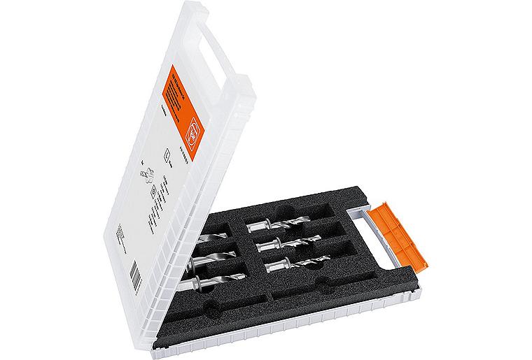 Spiralbohrer Set Fein HSS Weldon 6-teilig Spiralbohrer Set Fein HSS Weldon 6-teilig