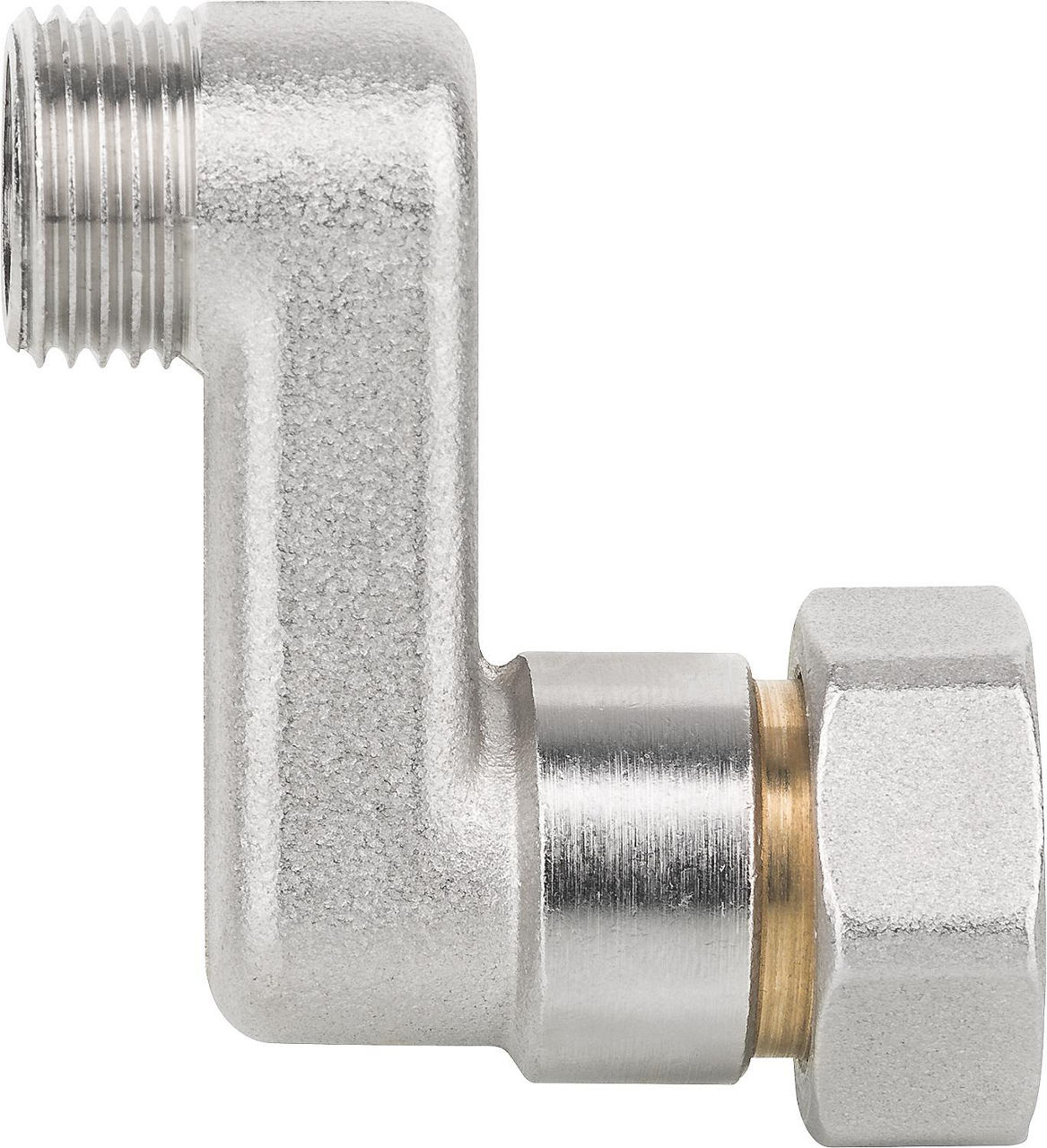 S-Anschluss AG x IG ÜWM DN15(1/2")xDN20(3/4"), Achsabstand 60mm