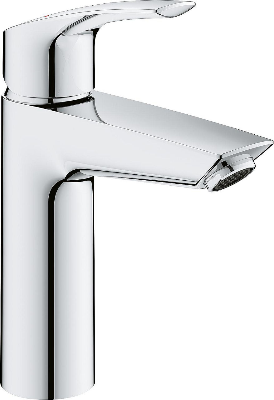 Waschtischmischer Grohe Eurosmart M-Size Ausladung 121 mm chrom Push-open Ablauf Waschtischmischer Grohe Eurosmart M-Size Ausladung 121 mm chrom Push-open Ablauf
