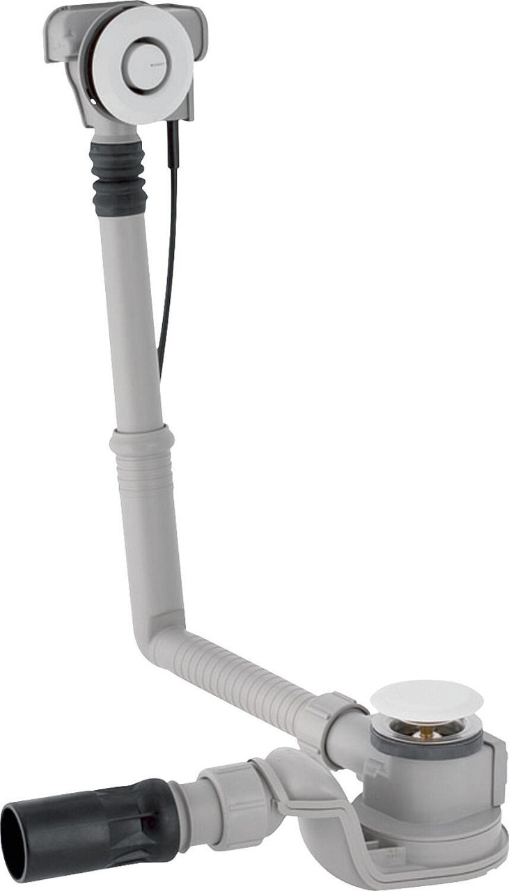 Ab-und Überlaufgarnitur , Ø90 mm mit PushControl und Fertigbauset, DN40/50, hochglanz verchromt Ab-und Überlaufgarnitur , Ø90 mm mit PushControl und Fertigbauset, DN40/50, hochglanz verchromt