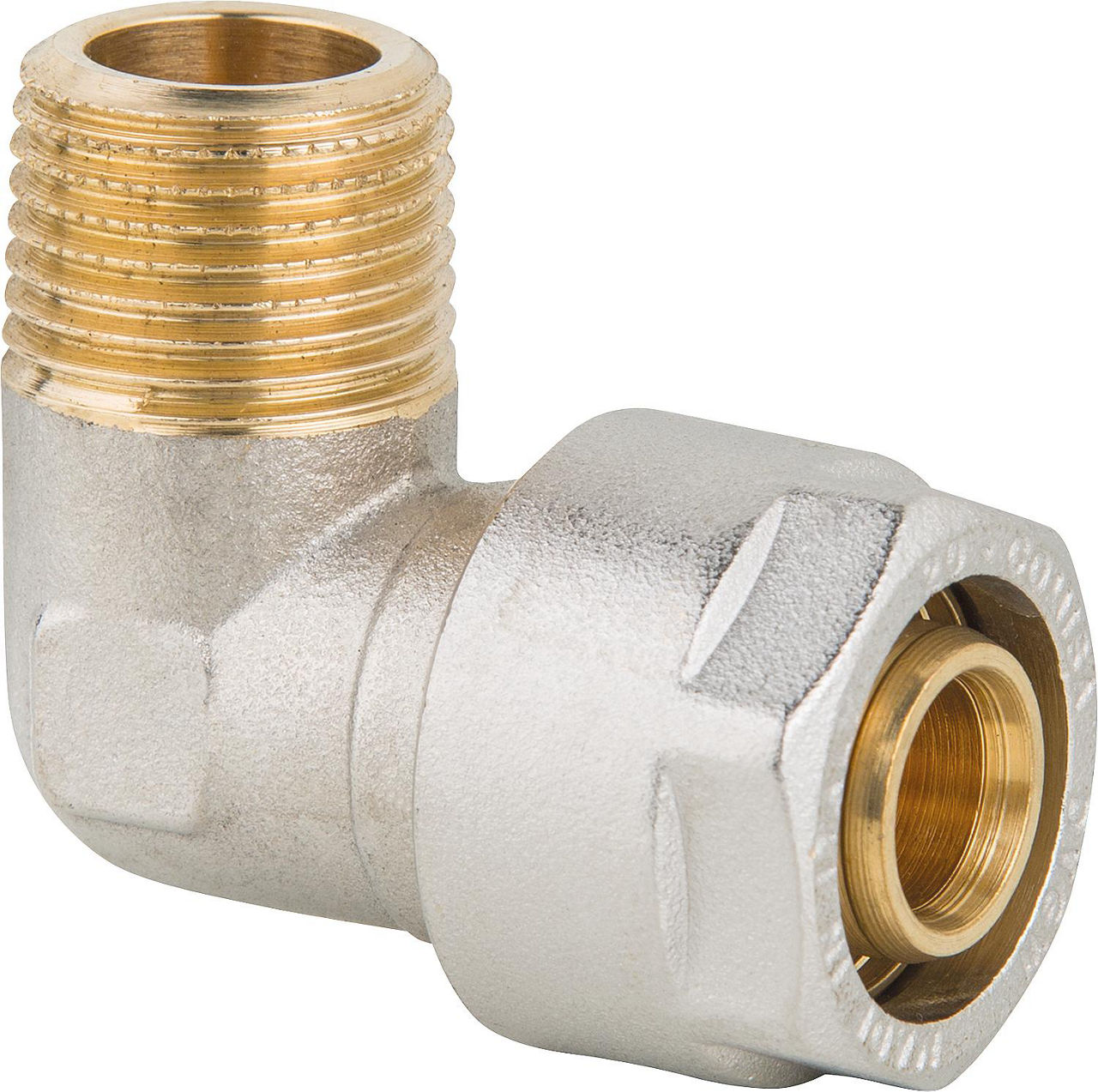 MSVR Klemmring Übergangswinkel mit AG 16x2mm - 1/2" MSVR Klemmring Übergangswinkel mit AG 16x2mm - 1/2"