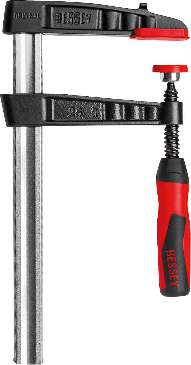 Bessey Temperguss-Schraubzwinge 300x140mm Typ TG30-2K mit 2-Komponenten Kunststoffgriff