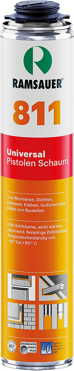 Universal PU-Schaum 811 Brandklasse B2 Deutschland 750ml Dose Universal PU-Schaum 811 Brandklasse B2 Deutschland 750ml Dose