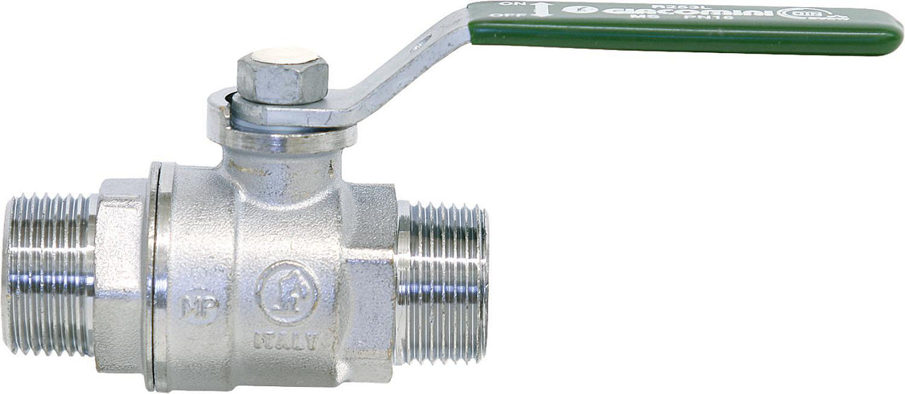 Trinkwasser-Kugelhahn R253DL AG/AG 1/2" Messing verchromt / Hebelgriff Trinkwasser-Kugelhahn R253DL AG/AG 1/2" Messing verchromt / Hebelgriff