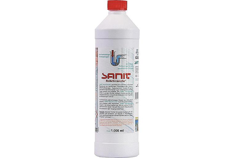 Rohrreiniger SANIT-CHEMIE RohrGranate 1l Flasche Rohrreiniger SANIT-CHEMIE RohrGranate 1l Flasche