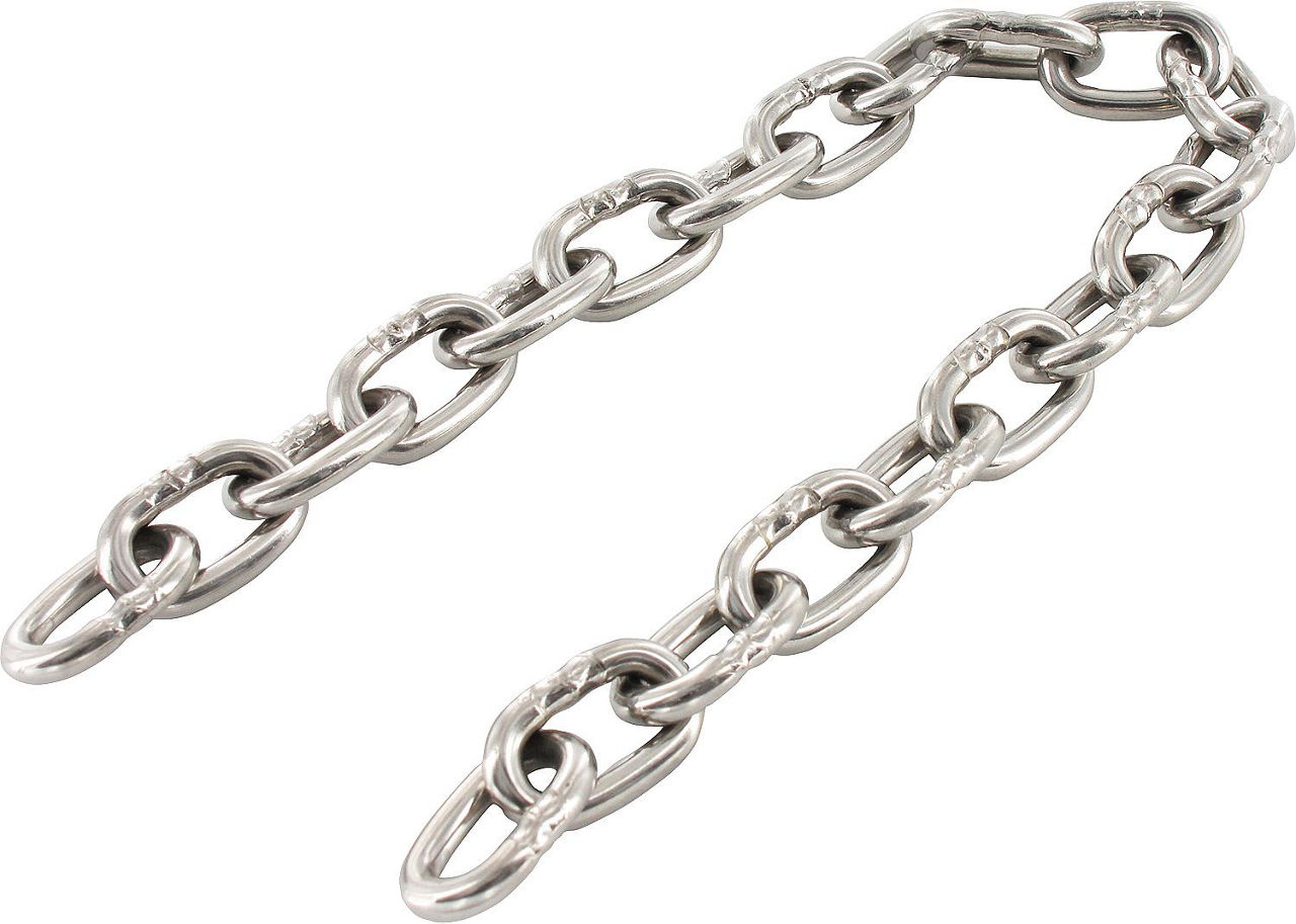 Edelstahlkette A4 kurzgliedrig, ø 6,0 mm, Länge: 50 m Edelstahlkette A4 kurzgliedrig, ø 6,0 mm, Länge: 50 m