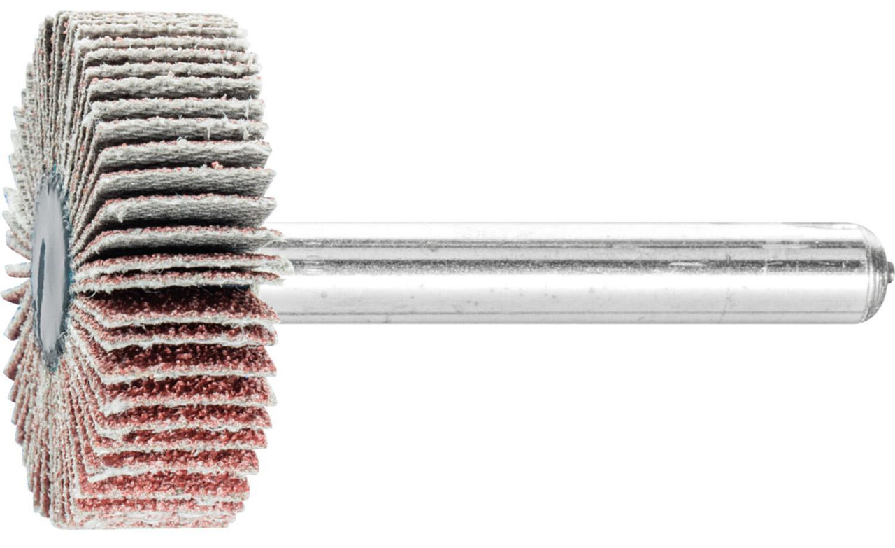 Fächerschleifer Pferd F, Ø 30 x 10 mm, Schaft-Ø 6 mm, Körnung A 80 Fächerschleifer Pferd F, Ø 30 x 10 mm, Schaft-Ø 6 mm, Körnung A 80