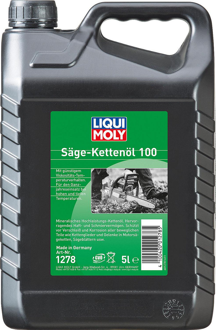 Sägekettenöl 100 LIQUI MOLY 5l Kanister Sägekettenöl 100 LIQUI MOLY 5l Kanister