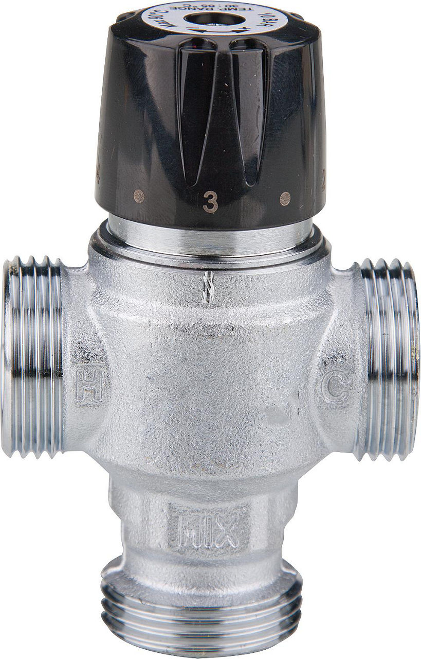 Brauchwassermischer Easyflow Mix 796 30-65°C, Kvs 4,5, DN25, DN32 (11/4") AG Brauchwassermischer Easyflow Mix 796 30-65°C, Kvs 4,5, DN25, DN32 (11/4") AG