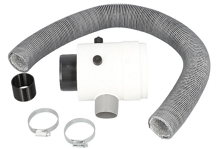 Abgas-Kesselanschlussstück DN80/125, Durchgang, RLU für Ecoheat Plus bis 25 kW Abgas-Kesselanschlussstück DN80/125, Durchgang, RLU für Ecoheat Plus bis 25 kW
