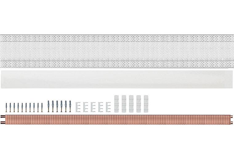 Heizleistenpaket 1 Wasserführende Heizleiste Behördenmodell,einfach