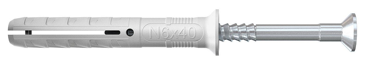 Nageldübel N 6 x 40 S VPE 100