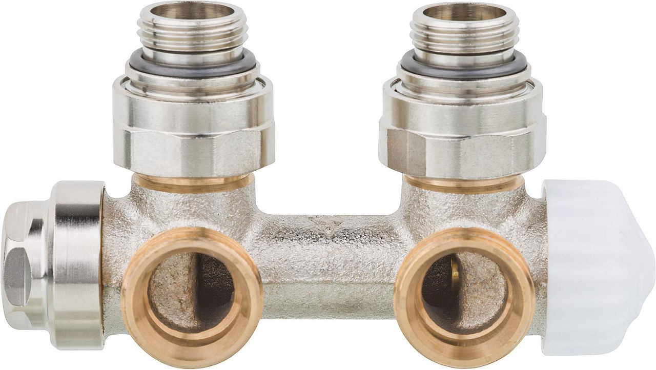 Heimeier Multilux Th-Ventil für HK mit mittigem Anschluss Zweirohrsystem Eckform Heimeier Multilux Th-Ventil für HK mit mittigem Anschluss Zweirohrsystem Eckform