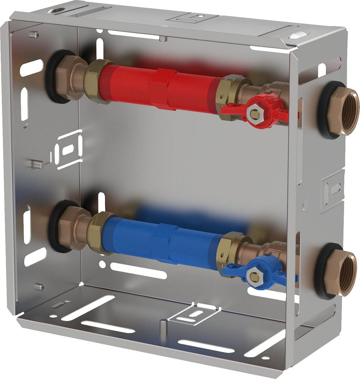 Wasserstation Rotguss MSM-2LN110RG-KH-oA für 110mm Wasserzähler DN20 (3/4") Wasserstation Rotguss MSM-2LN110RG-KH-oA für 110mm Wasserzähler DN20 (3/4")