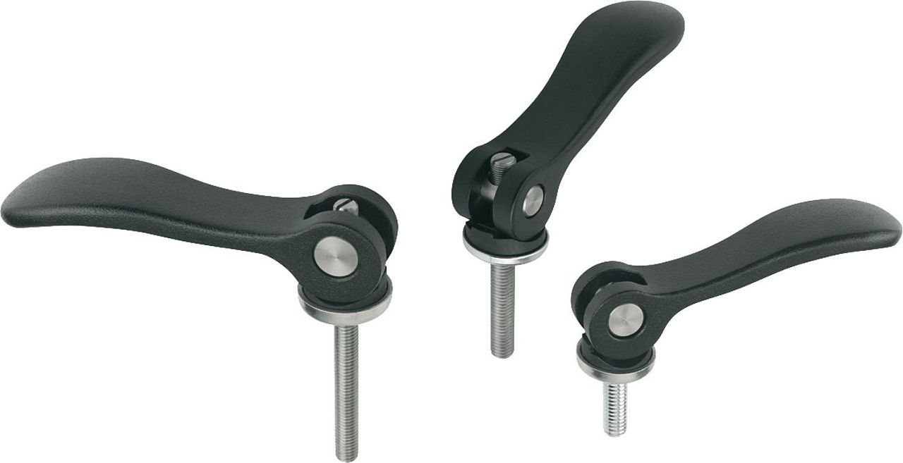 Exzenterhebel Kipp einstellbar mit Außengewinde M8x50 Exzenterhebel Kipp einstellbar mit Außengewinde M8x50
