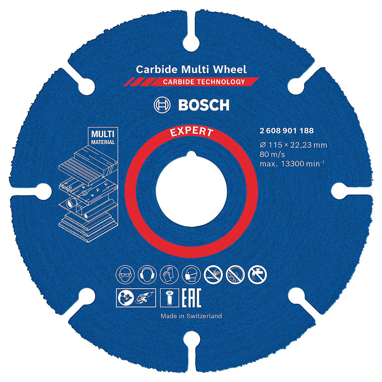 Trennscheibe BOSCH EXPERTCarbide Multiwheel Ø 115 x 22,23 mm