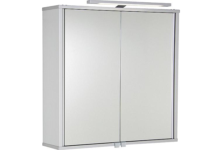 Aluminiumspiegelschrank ELKEA mit LED-Beleuchtung 2 Türen 800x700x150 mm Aluminiumspiegelschrank ELKEA mit LED-Beleuchtung 2 Türen 800x700x150 mm