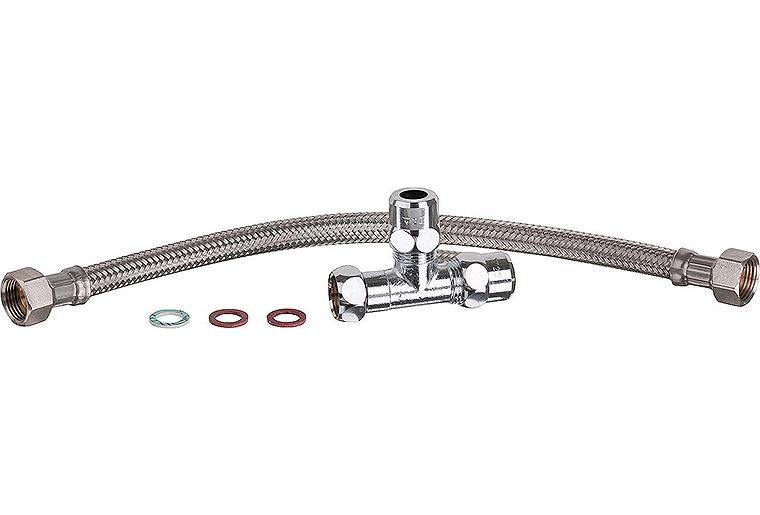 Installation-Set zum Anschluss direkt am Eckventil Länge 30 cm