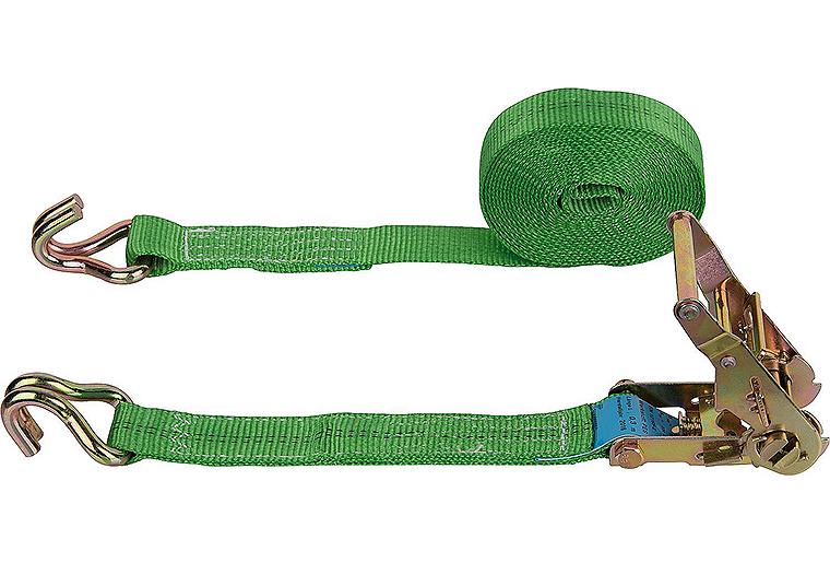 Verzurrgurt, zweiteilig DIN EN12195-2 Blau, Gurt 50mm, Länge 15,0m Verzurrgurt, zweiteilig DIN EN12195-2 Blau, Gurt 50mm, Länge 15,0m