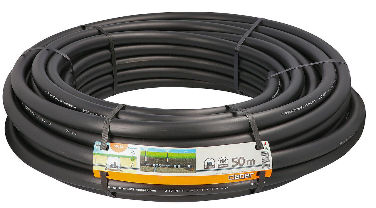 Verlegerohr PE D=32mm Länge 50m, PN6, für Unterflurbewässerung Verlegerohr PE D=32mm Länge 50m, PN6, für Unterflurbewässerung