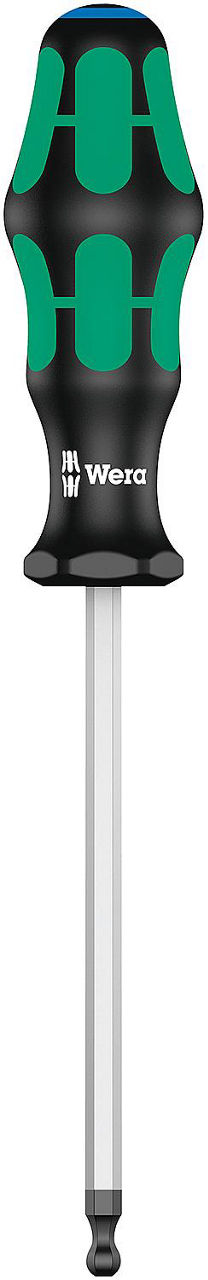 Innensechskant-Kugelkopf-Schraubendreher Wera 352 Kraftform Plus-Serie 300, Klinge Sechskant, Black Point-Spitze, SW 6,0 x 125 mm Innensechskant-Kugelkopf-Schraubendreher Wera 352 Kraftform Plus-Serie 300, Klinge Sechskant, Black Point-Spitze, SW 6,0 x 125 mm