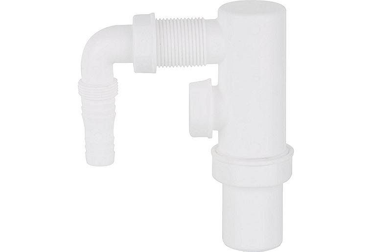 Waschmaschinen-Siphon DN40, Kunststoff weiss Waschmaschinen-Siphon DN40, Kunststoff weiss