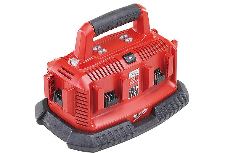 Ladegerät Milwaukee M1418C6, 6x 14V oder 6x 18V Ladegerät Milwaukee M1418C6, 6x 14V oder 6x 18V