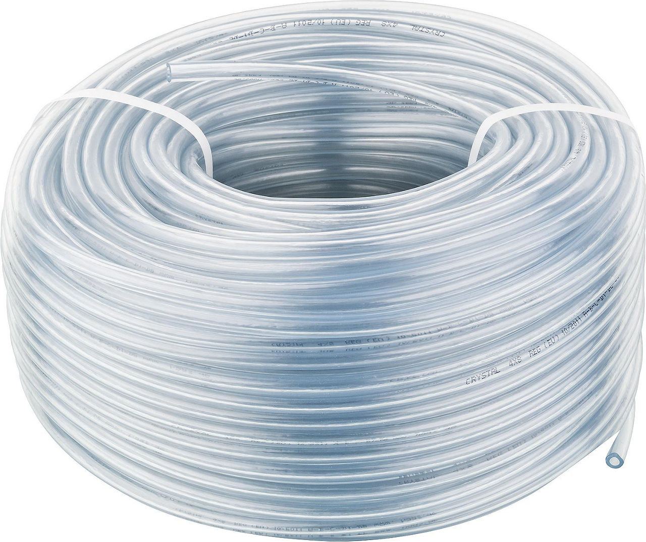 PVC-Schlauch glasklar 4 x 1,5mm, Ring a 100m PVC-Schlauch glasklar 4 x 1,5mm, Ring a 100m