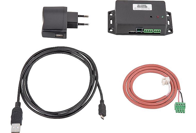 Schnittstelle Web-Wi-Fl für Smartphone und Tablet in Verbindung mit Raumsonde