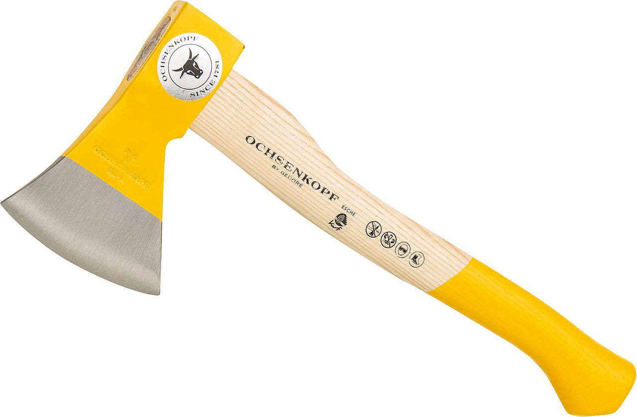 Forstbeil mit Eschenstiel Gesamtlänge 360mm, G=0,6Kg Schneide L=105mm Forstbeil mit Eschenstiel Gesamtlänge 360mm, G=0,6Kg Schneide L=105mm