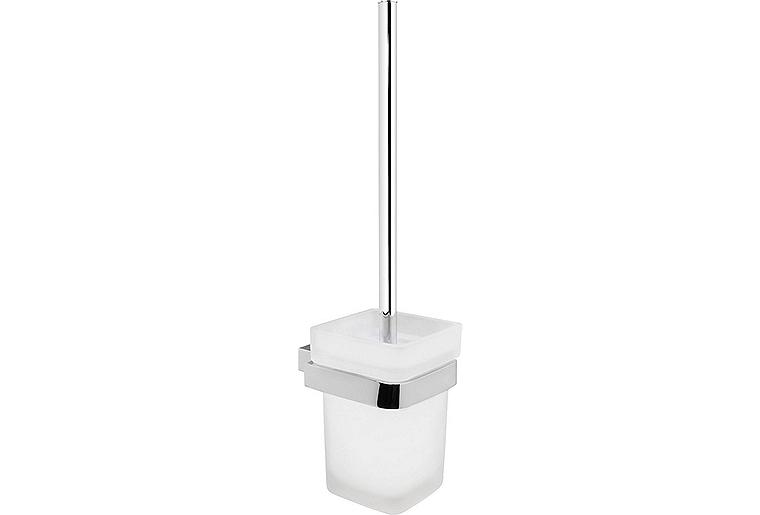 WC Bürstengarnitur Eivor mit Wandhalter Zink verchromt WC Bürstengarnitur Eivor mit Wandhalter Zink verchromt